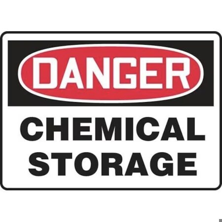 Accuform OSHA DANGER SAFETY SIGN CHEMICAL MCHL155VP MCHL155VP